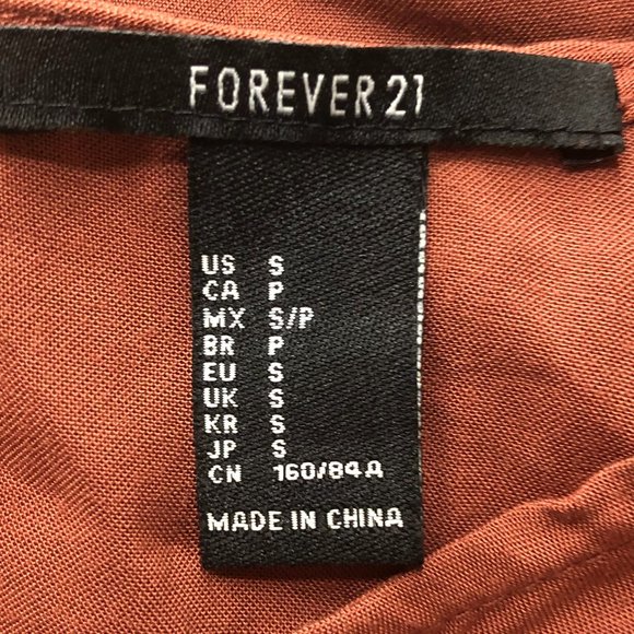 πLong Sleeve Blouse in Rust Size Small - Picture 9 of 11